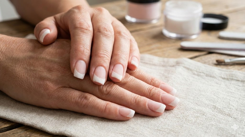 Hoe lang blijft een French manicure zitten?