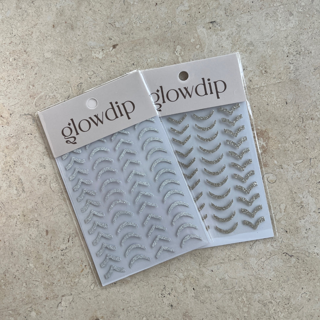 French Sticker - Goud Glitter