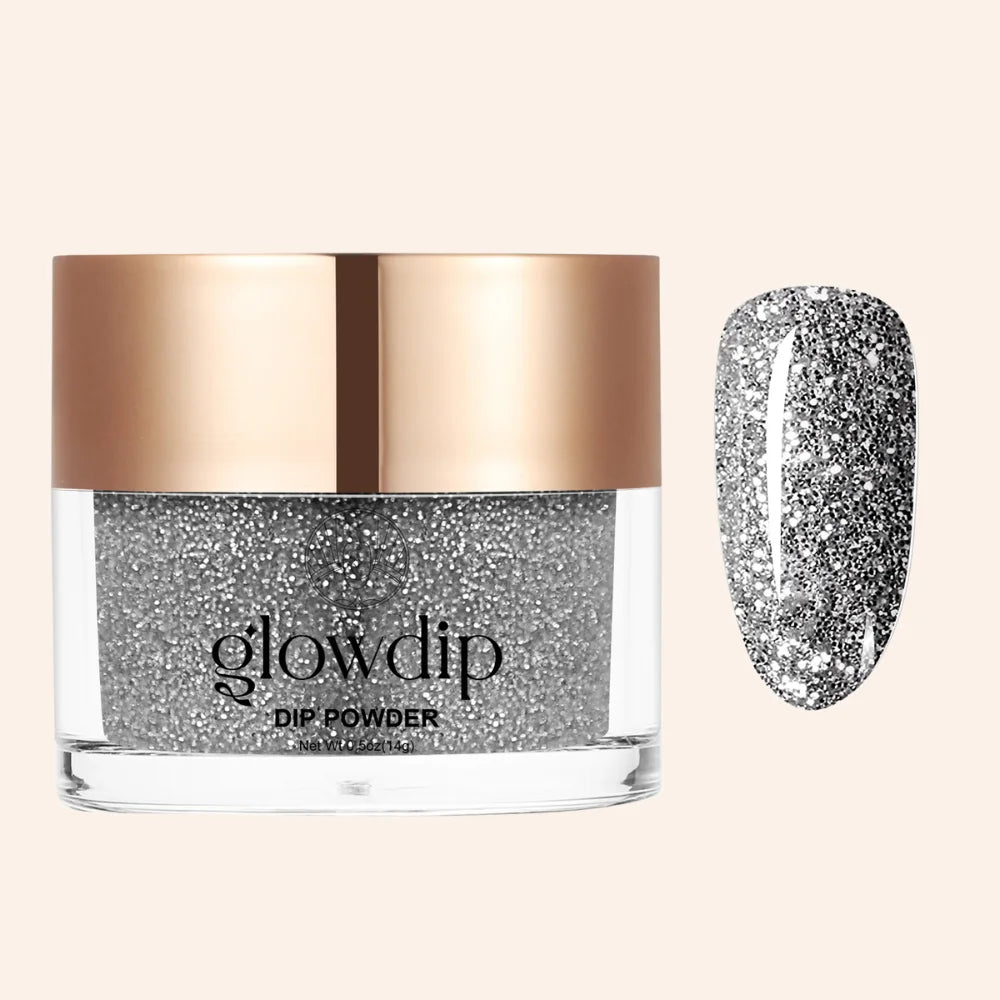 Crystal Silver Dipping Powder - Powder