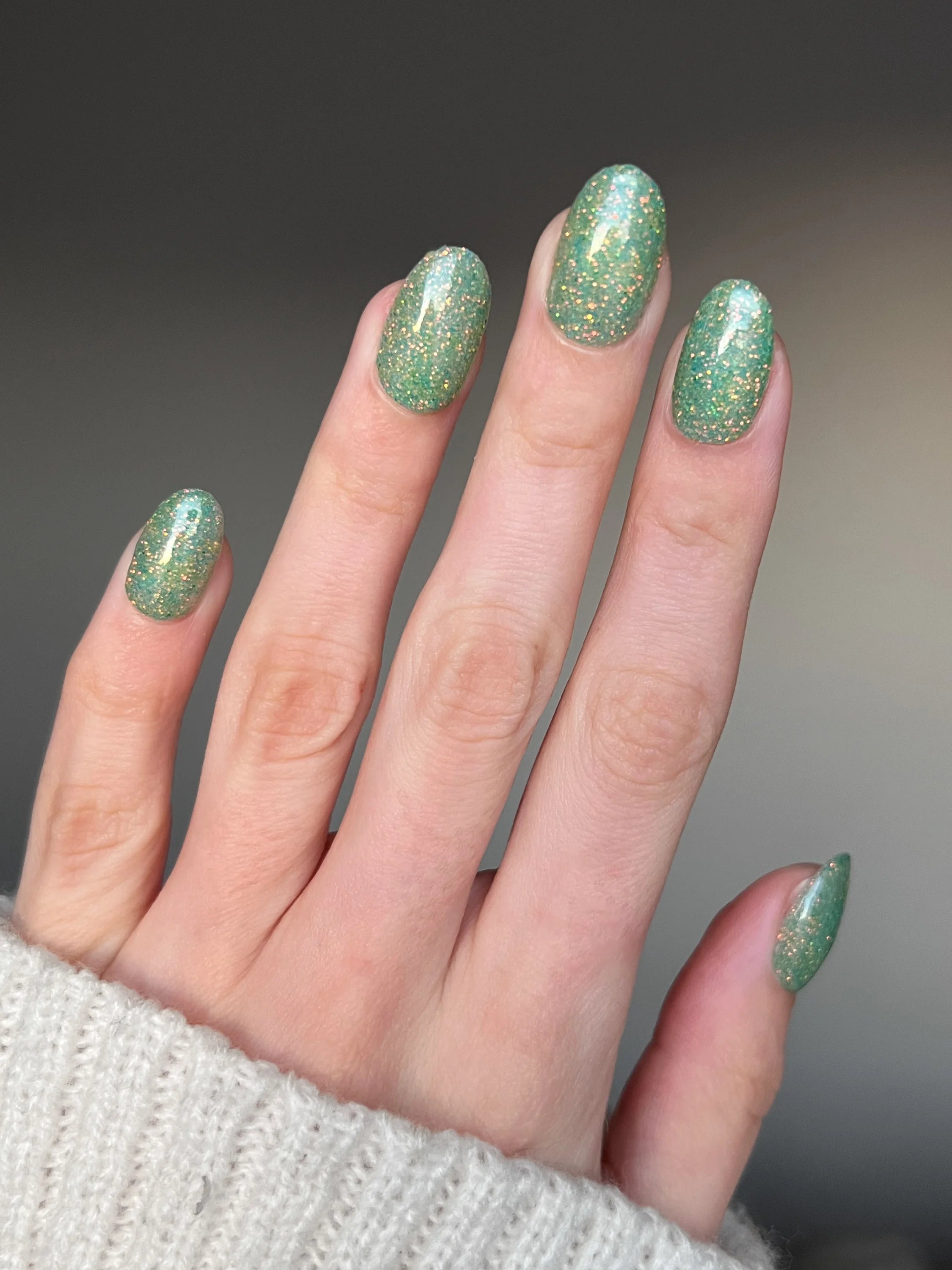 Golden Mint Sparkle Dipping Powder - Powder