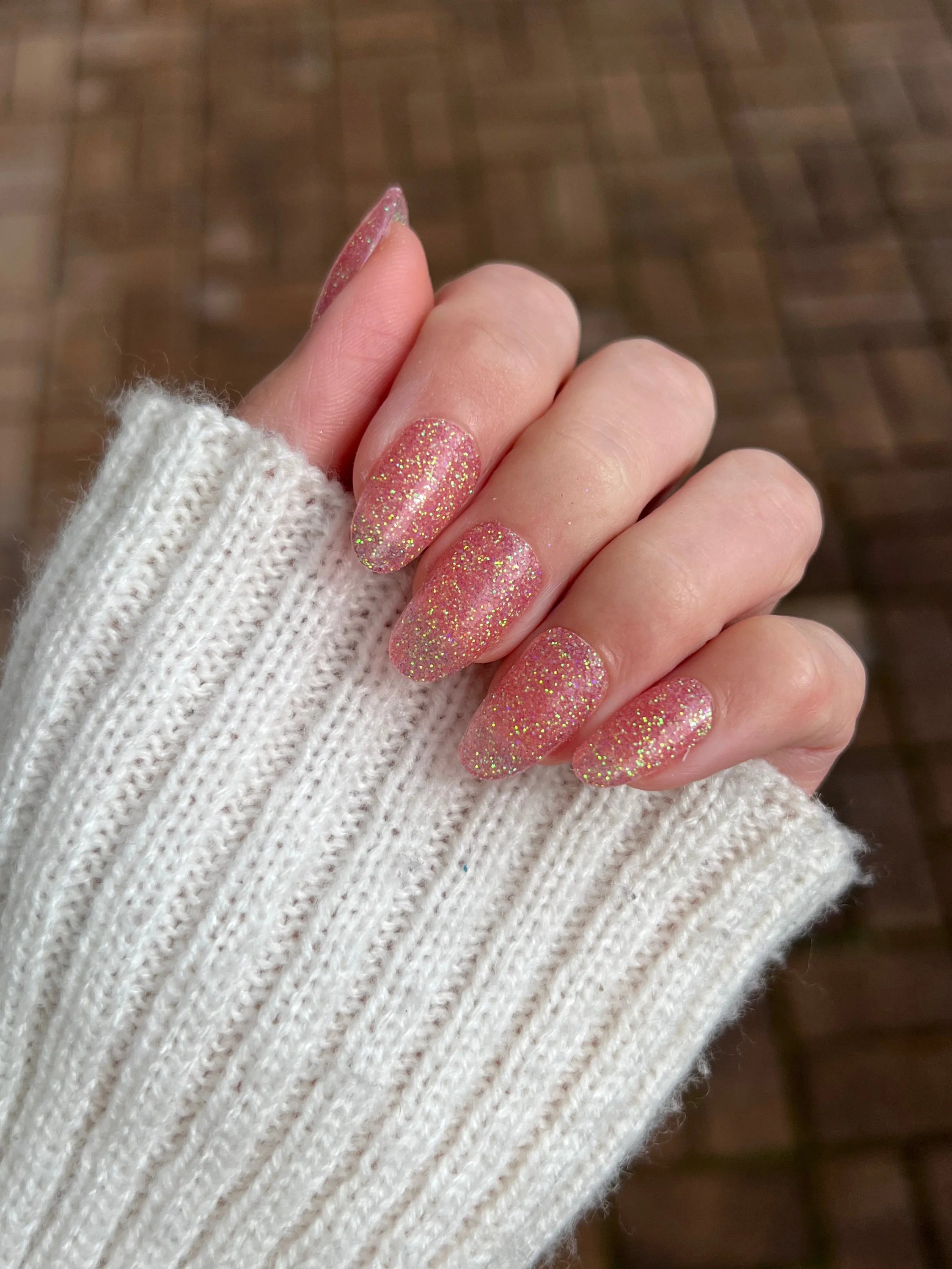 Rose Sparkle Dipping Powder - Powder