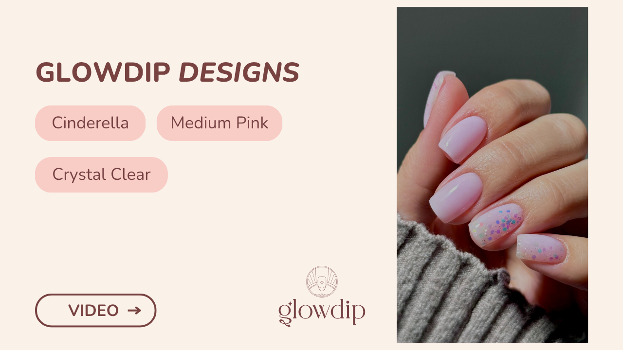 Cinderella + Medium Pink + Crystal Clear