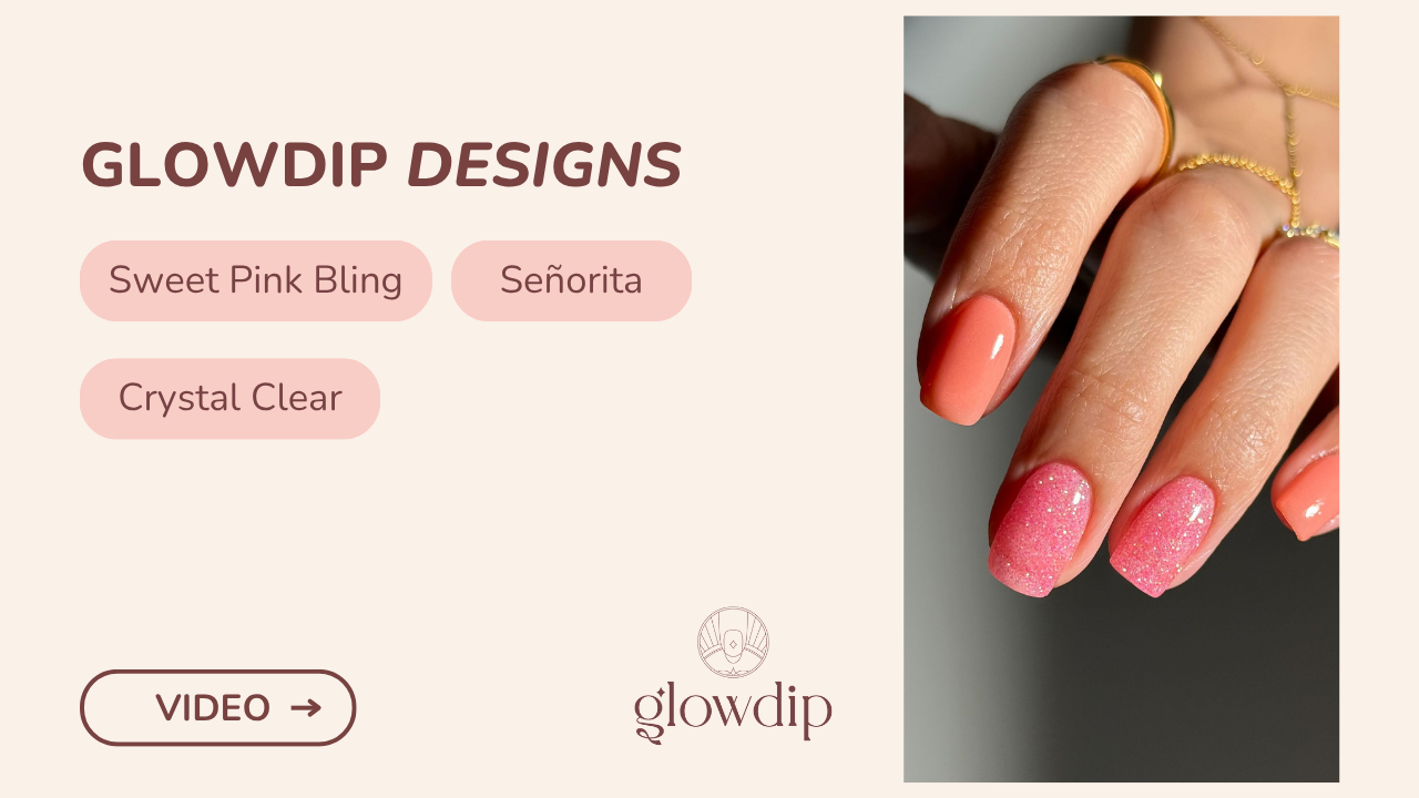 Sweet Pink Bling + Senorita + Crystal Clear