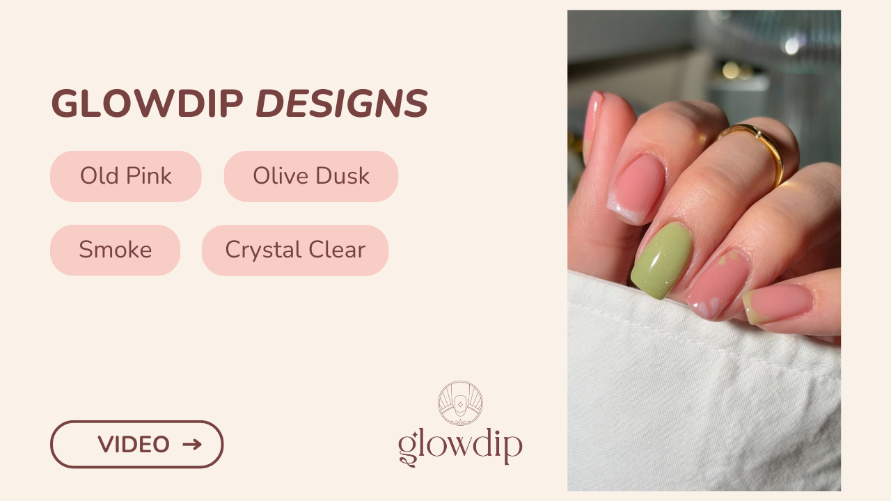 Old Pink + Olive Dusk + Smoke + Crystal Clear