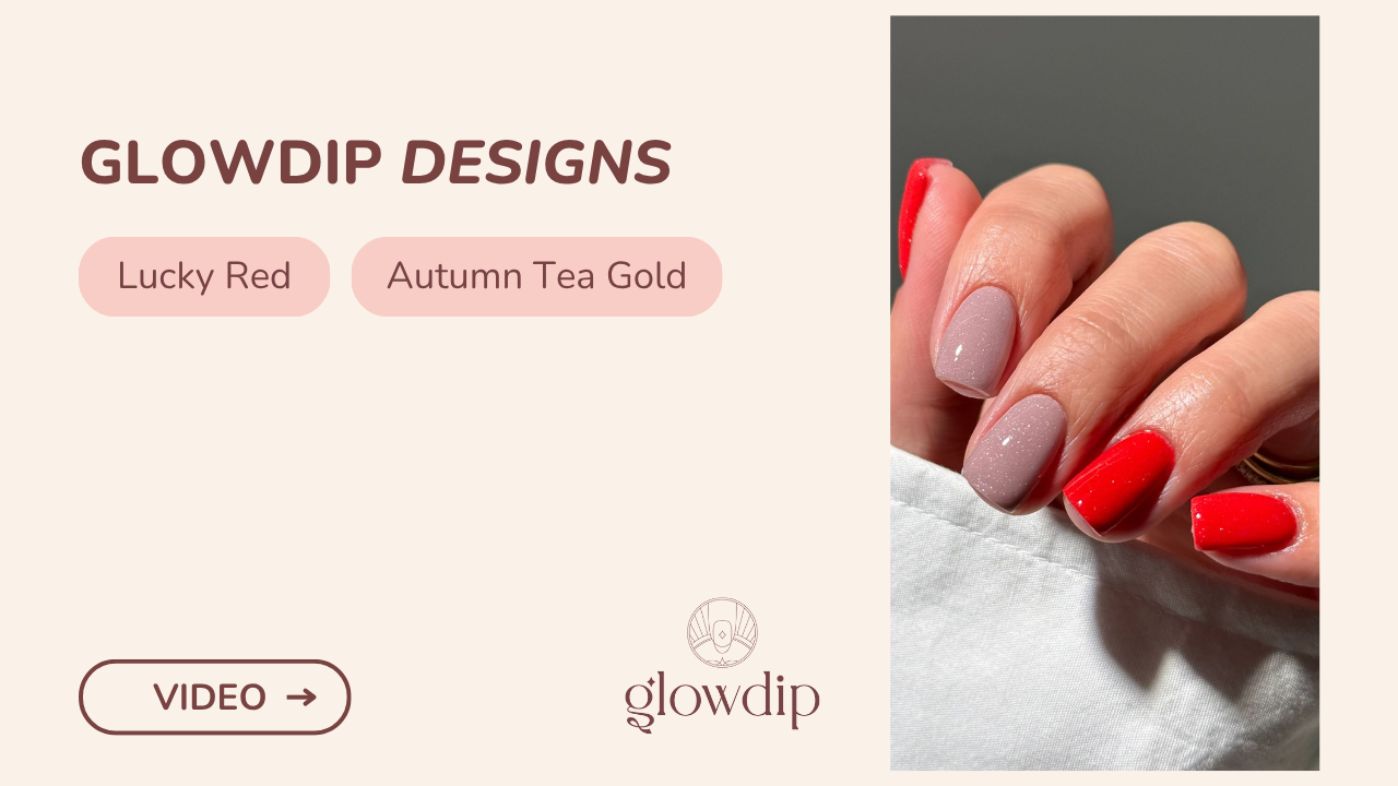 Lucky Red + Autumn Tea Gold