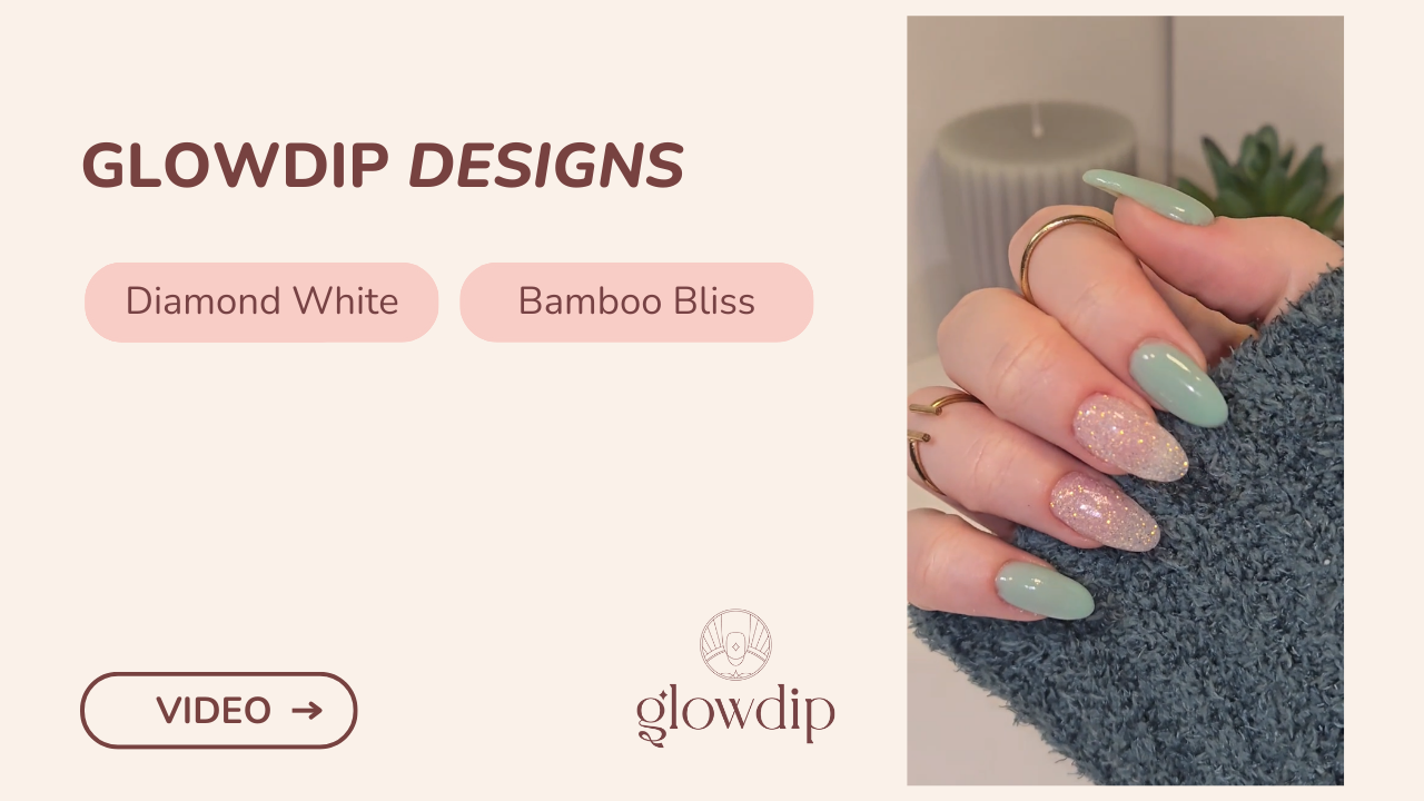 Diamond White + Bamboo Bliss - Glinsterende lagune