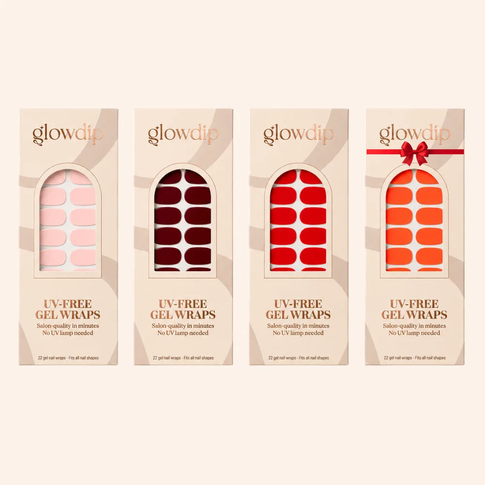Hoe lang blijven Glowdip UV-Free Gel Wraps zitten?