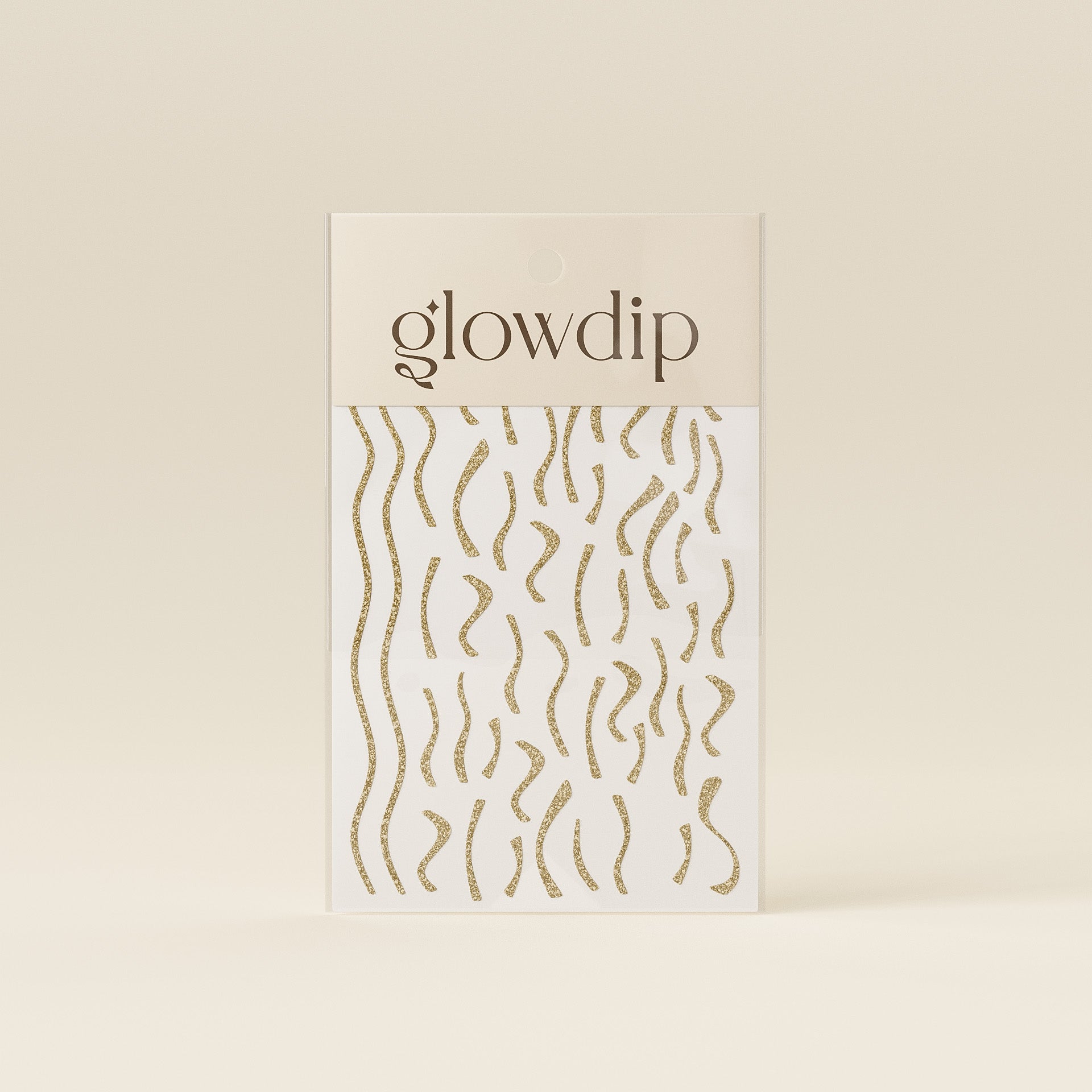 Nailart Sticker - Goud Glitter