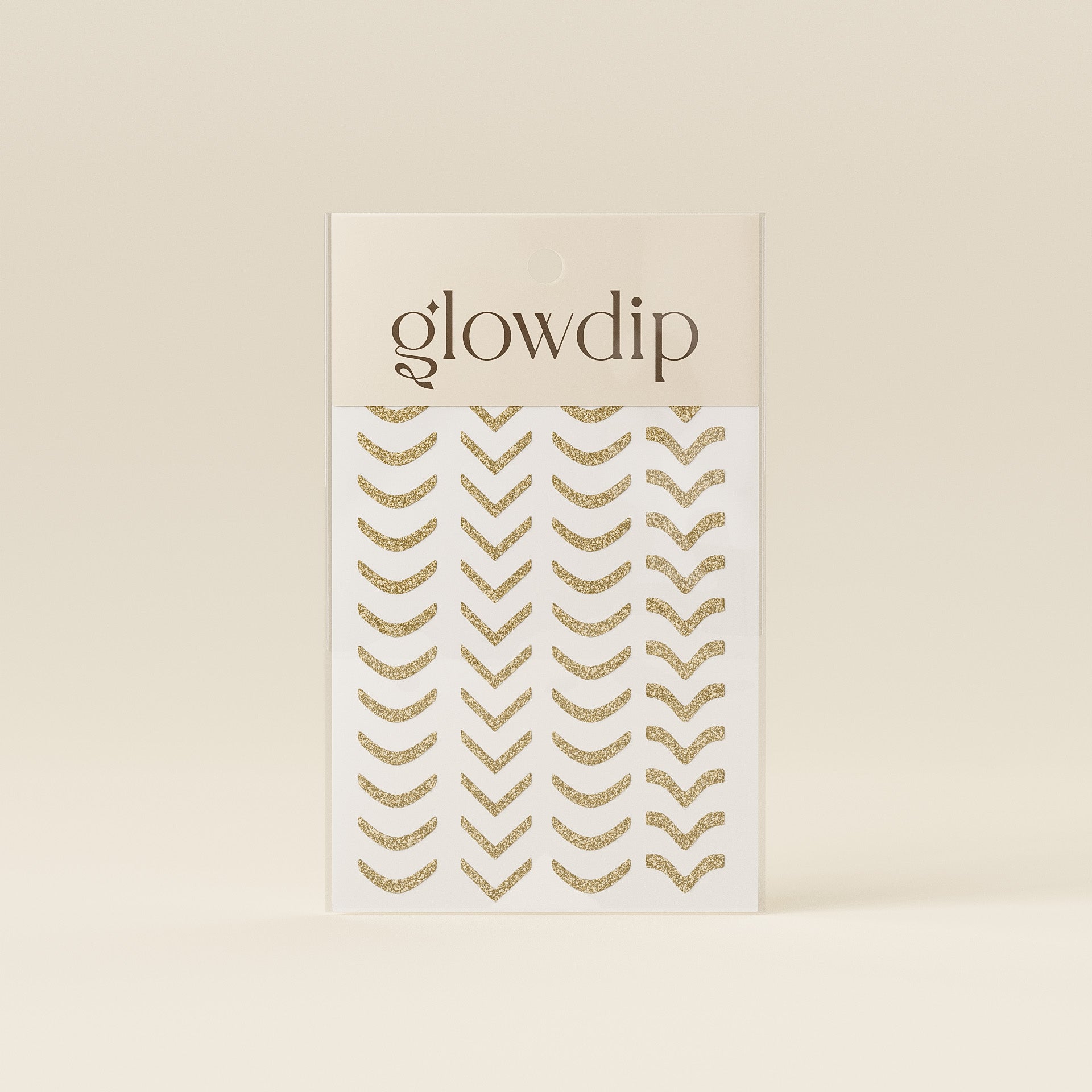 French Sticker - Goud Glitter