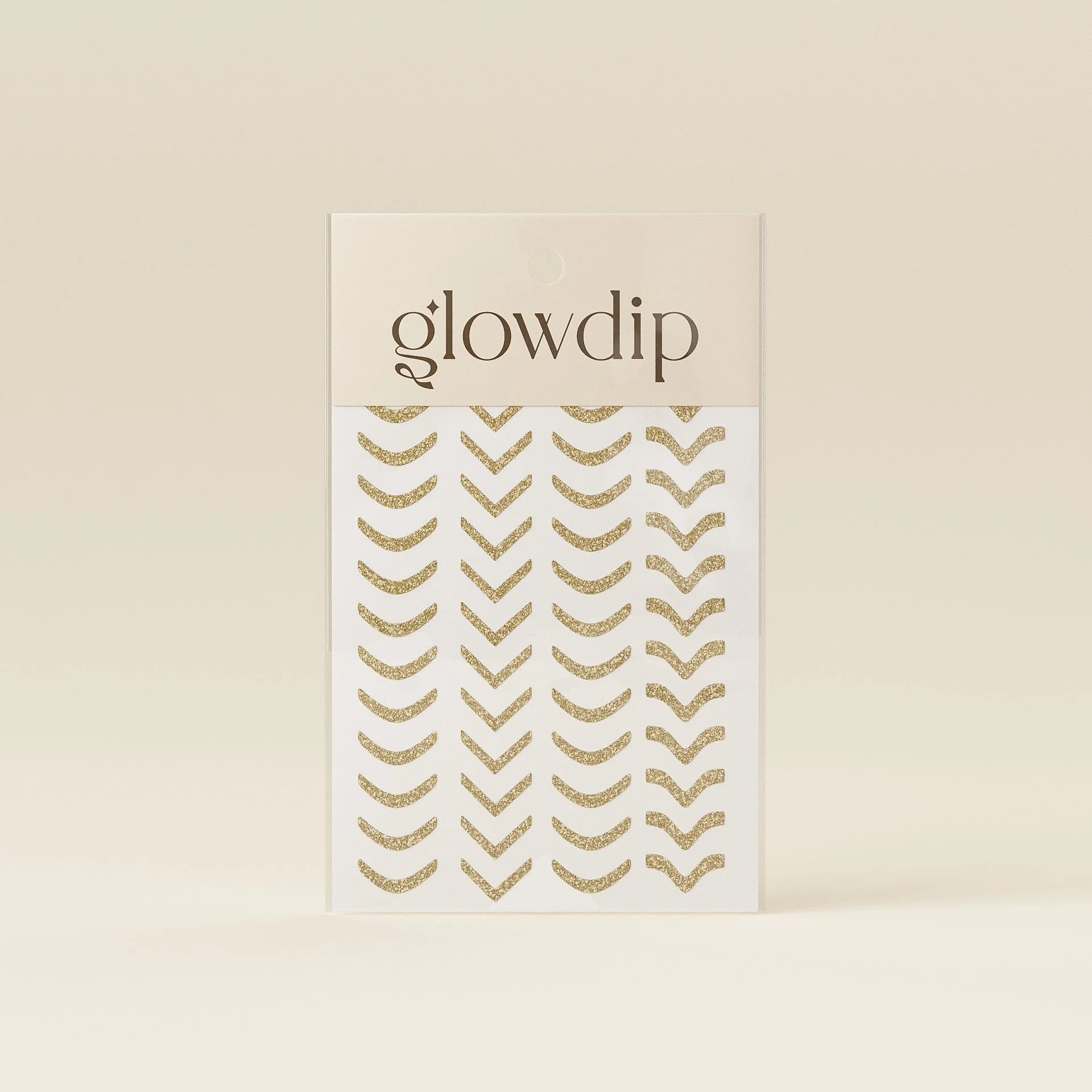 French Sticker - Goud Glitter